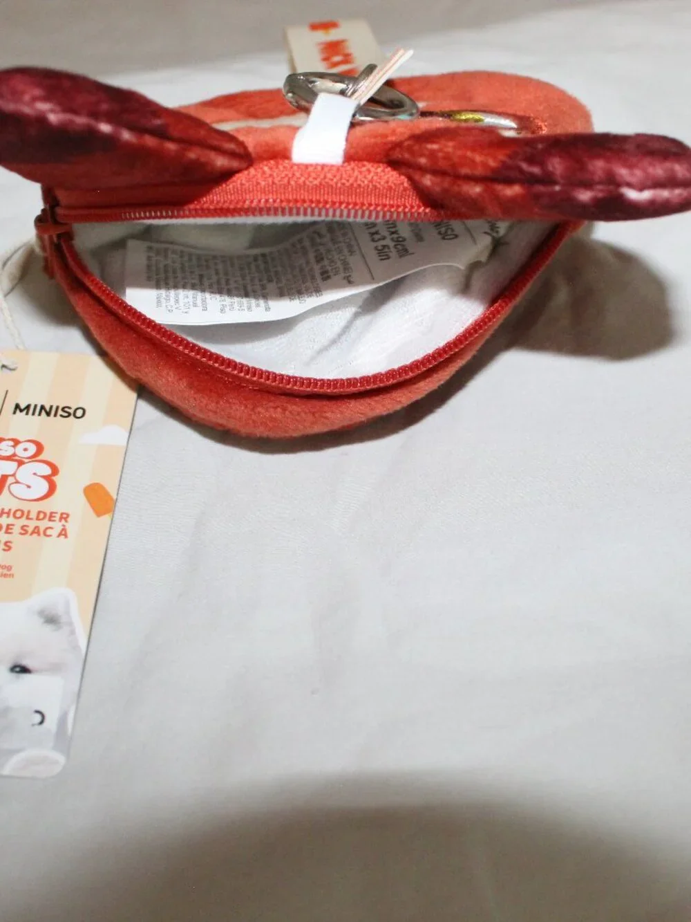 NWT MINISO Pets Disney Cat Series Pet Poop Bag Holder Nick from Zootopia